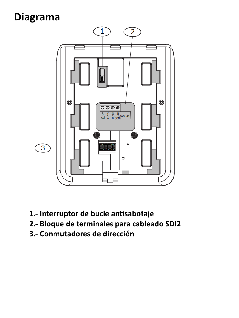 BOSCH I_B915 - Teclado para paneles serie b