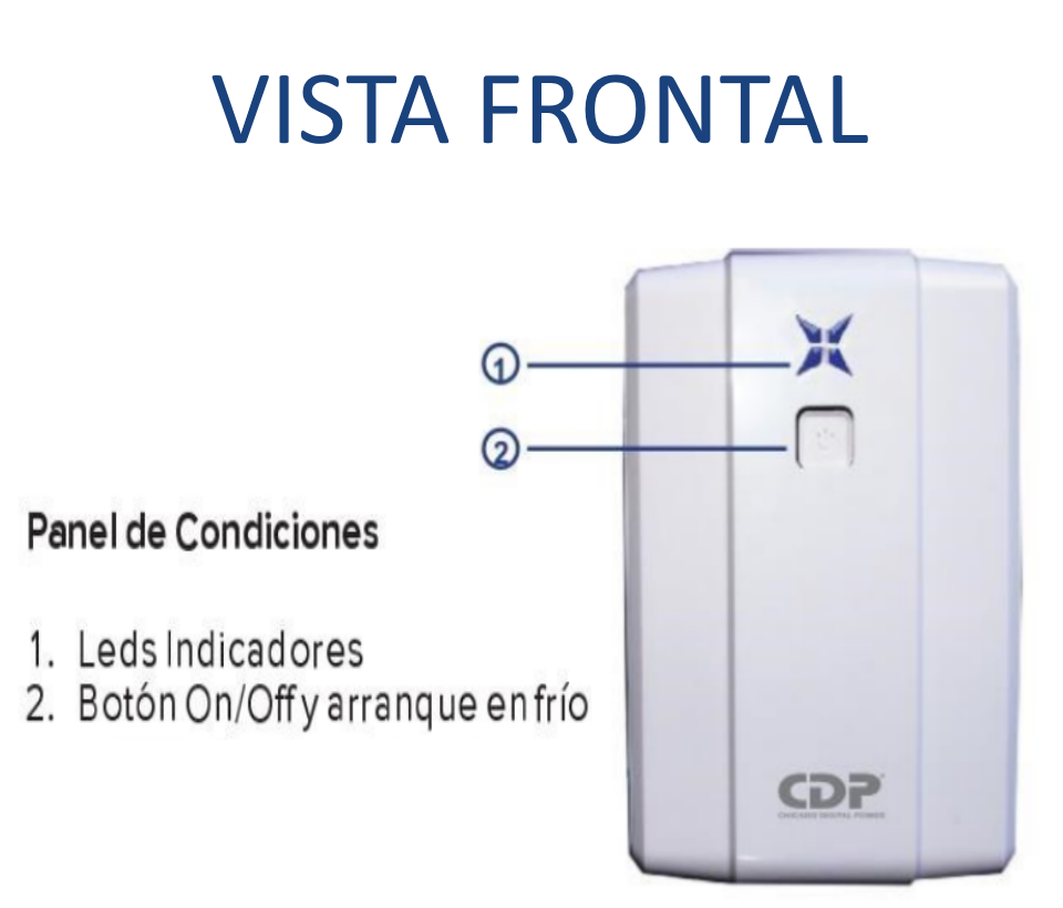 CDP RUPR1008 - UPS / 1000 Va / 500W /