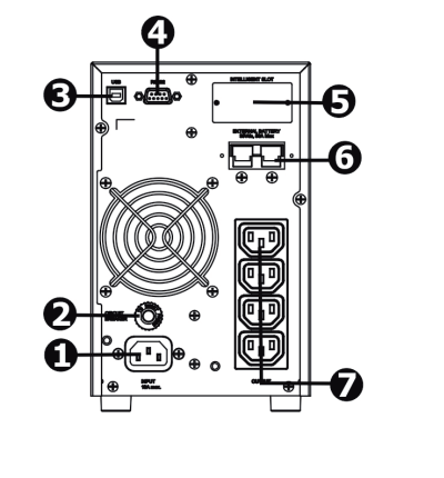 CDP UPO11-1 - UPS Online de 1 KVA / 900