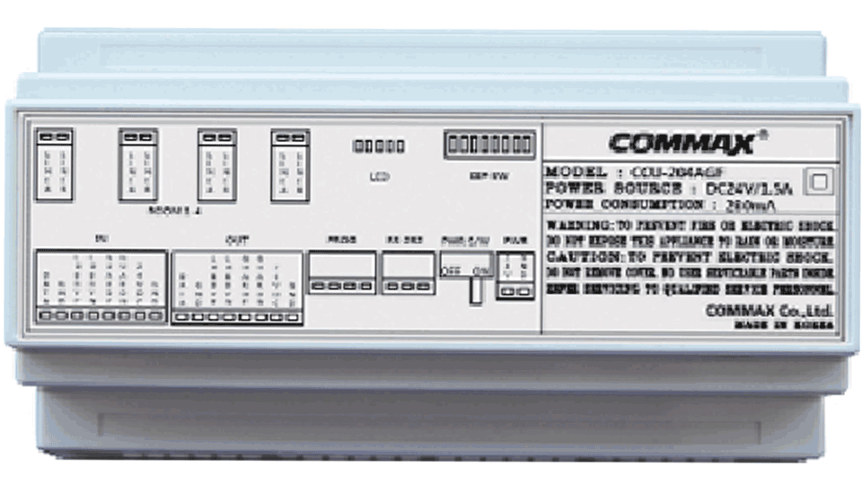 COMMAX CCU204AGF - Distribuidor para panel de audio modelo DR2AG,