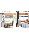 COMMAX CDL210R - Cerradura biométrica inteligente con apertura por medio
