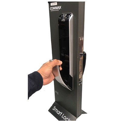 COMMAX CDL210R - Cerradura biométrica inteligente con apertura por medio
