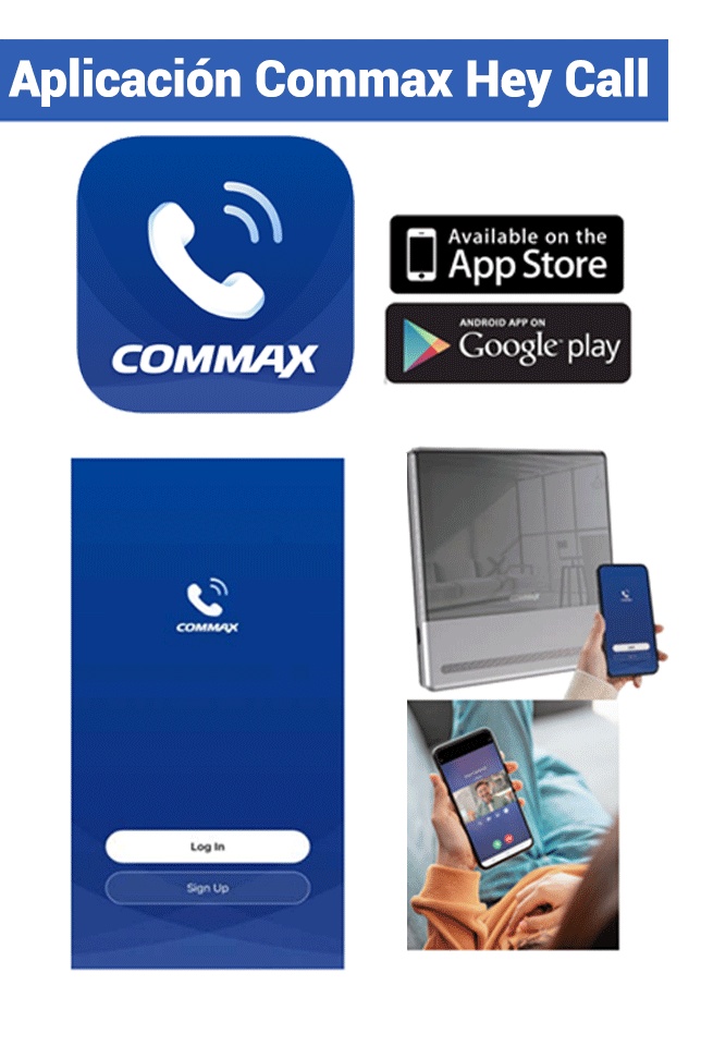 COMMAX CMV70MX - Monitor para videoportero de 7 pulgadas con