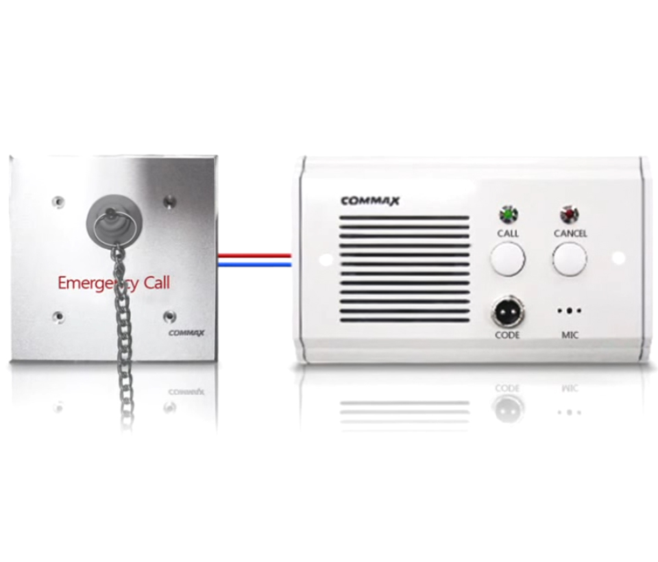 COMMAX ES420 - Botón de emergencia con cadena para uso