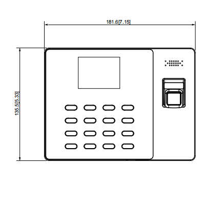 DAHUA ASA1222G - Control de Asistencia StandAlone con Batería Incluida/