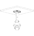 DAHUA DH-HAC-HDW1801TN - Camara Domo 4k/  8 Megapixeles/ Lente