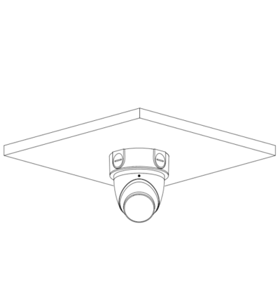 DAHUA DH-HAC-HDW1801TN - Camara Domo 4k/  8 Megapixeles/ Lente
