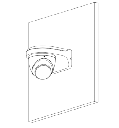 DAHUA DH-HAC-HDW1801TN - Camara Domo 4k/  8 Megapixeles/ Lente