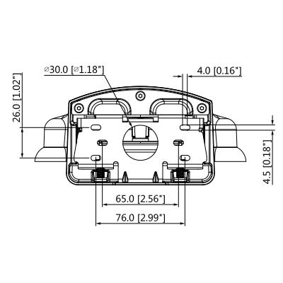 DAHUA DH-PFB211W - Brazo para Pared compatible con Cámaras Domo