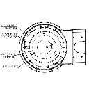 DAHUA DH-PFB211W - Brazo para Pared compatible con Cámaras Domo