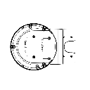 DAHUA DH-PFB211W - Brazo para Pared compatible con Cámaras Domo