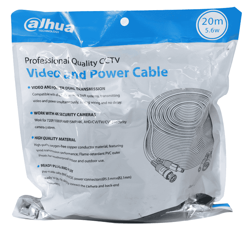 DAHUA DH-PFM942I-20-5 - Cable de 20 Metros Armado para Video