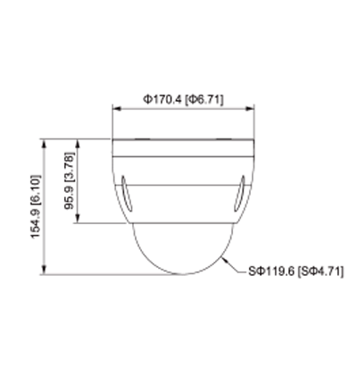DAHUA DH-SD42215-HC-LA - Cámara PTZ de 2 Megapíxeles/ 1080p/ 15x