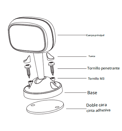 DAHUA DHI-DAE-CDM5110-CYN - Cámara para Monitoreo de Conductor/ Lente de