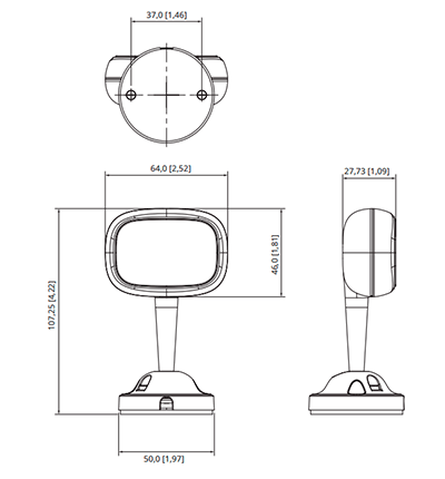 DAHUA DHI-DAE-CDM5110-CYN - Cámara para Monitoreo de Conductor/ Lente de