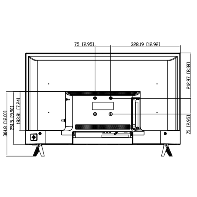 DAHUA DHI-LM32-F200 - Pantalla de 32 pulgadas FHD/  Ideal