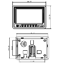DAHUA DHI-MLCDF7-E  Monitor Led de 7 Pulgadas Widescreen TFT-LCD/