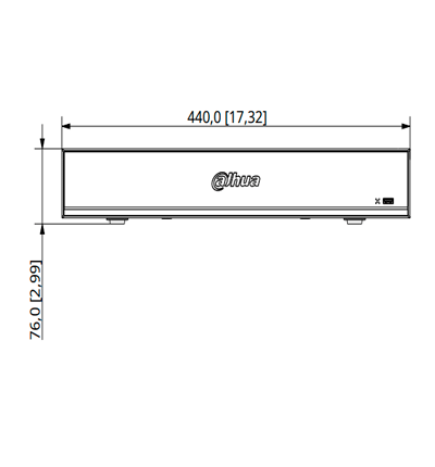 DAHUA DHI-NVR5432-EI/ NVR de 32 Canales IP 4K/ WizSense/ Smart