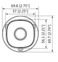 DAHUA HAC-B1A51-28 - Cámara Bullet de 5 Megapixeles/ Lente 2.8