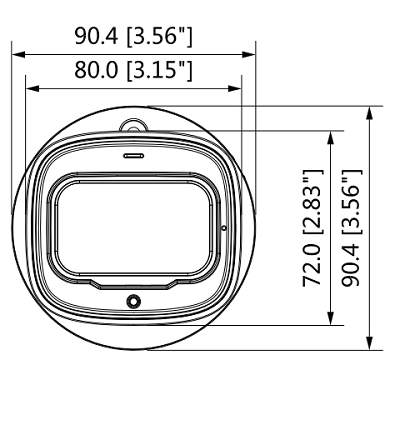 DAHUA HAC-B4A21VF - Camara Bullet Varifocal de 2 Megapixeles/ Lente