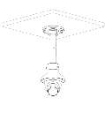 DAHUA HAC-HDW1239TLQN-A-LED - Camara Domo de 2 Megapixeles/ Full Color/