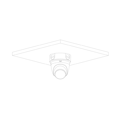 DAHUA HAC-HDW1801TQN-A - Camara Domo 4k/ 8 Megapixeles con Microfono