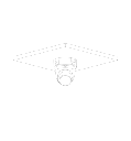 DAHUA HAC-HDW1801TQN-A - Camara Domo 4k/ 8 Megapixeles con Microfono