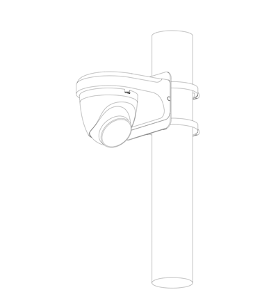 DAHUA HAC-HDW1801TQN-A - Camara Domo 4k/ 8 Megapixeles con Microfono
