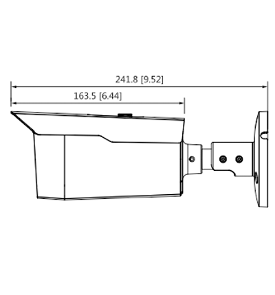 DAHUA HAC-HFW1500D - Camara Bullet de 5 Megapixeles/ Metalica/ 
