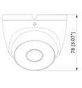 DAHUA HAC-T2A51N-0280B - Camara Domo de 5 Megapixeles/106 Grados de