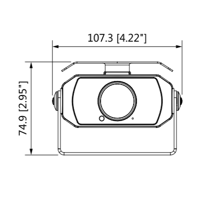 DAHUA HMW3200(2.1mm) - Cámara Cubo para DVR Móvil de 2