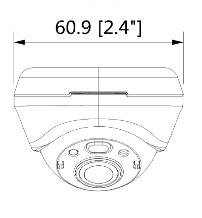 DAHUA HMW3200L - Camara Mini Domo 1080p/ Especial para DVR