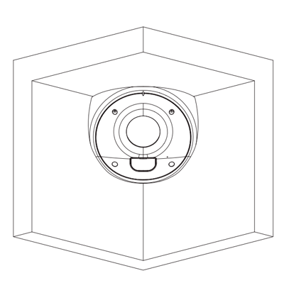 DAHUA IPC-HCBW8442 - Domo IP de 4 MP para Montaje