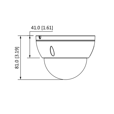 DAHUA IPC-HDBW2231E-S-S2  - Cámara IP Domo Antivandálica de 2