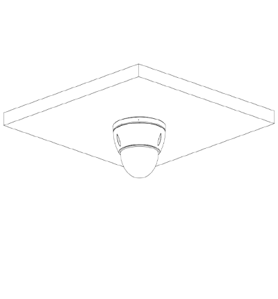 DAHUA IPC-HDBW2441E-S - Camara IP Domo Antivandalica de 4 Megapixeles/