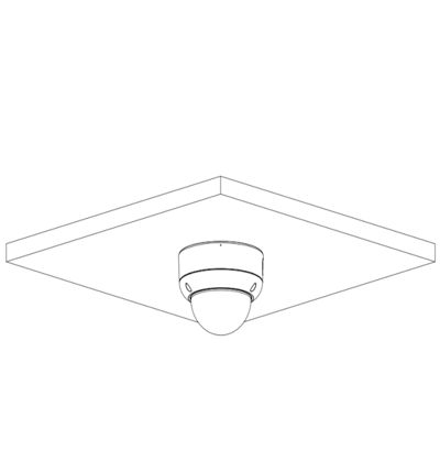 DAHUA IPC-HDBW3441E-AS-S2 - Camara IP Domo Antivandalica de 4 Megapixeles