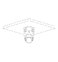 DAHUA IPC-HDW2449T-S-IL - Camara Domo IP de 4 Megapixeles/ Con