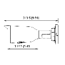 DAHUA IPC-HFW1230T1N-ZS - Camara IP Bullet de 2 Megapixeles/ Lente