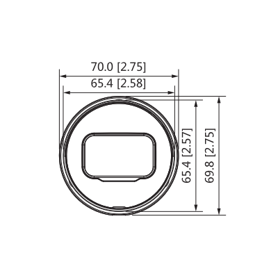 DAHUA IPC-HFW1431S1-S4 - Cámara IP Bullet de 4 Megapixeles/ H.265+/