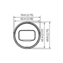DAHUA IPC-HFW1431S1-S4 - Cámara IP Bullet de 4 Megapixeles/ H.265+/