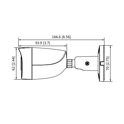 DAHUA KITXVR1B04-I+HFW1200CMA- Kit de 4 Canales de 2 Megapixeles con