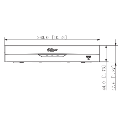 DAHUA KITXVR5104HS4KLI3+4HFW1500CMA- Kit de 4 Canales de 5 Mp con
