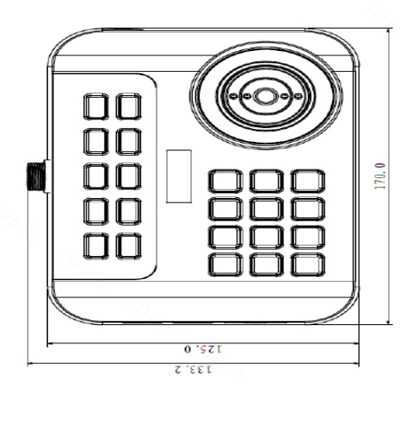 DAHUA MKB1100- Teclado y Joystick Especial para DVR y NVR