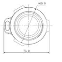 DAHUA PFA111 - Adaptador para brazo de pared PFB300W o