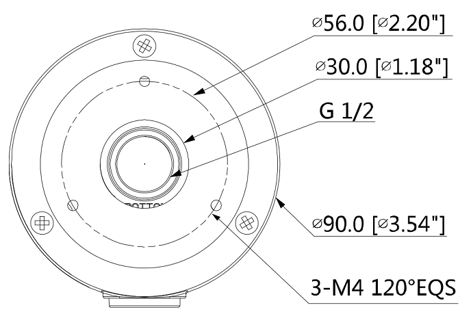 DAHUA PFA134 - Caja de conexiones para camaras bullet HFAW1000R