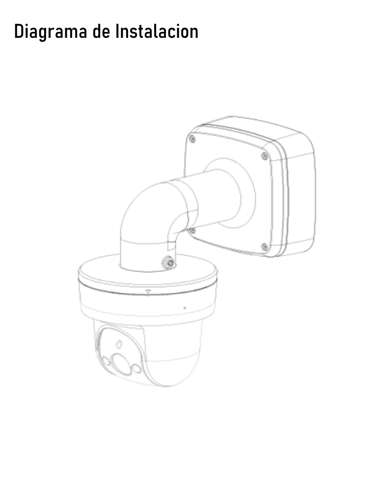 DAHUA PFB302S - Montaje de pared compatible con adaptadores PFA100