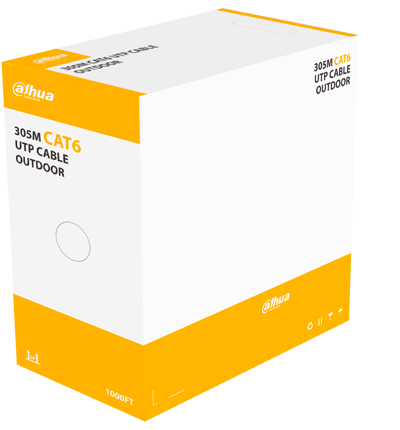 DAHUA PFM920-6U - Bobina de Cable UTP para Exterior Cat6/
