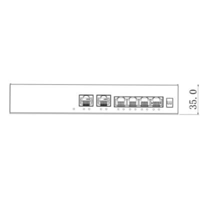 DAHUA PFS3006-4ET-36 - Switch PoE de 6 Puertos Fast Ethernet/4