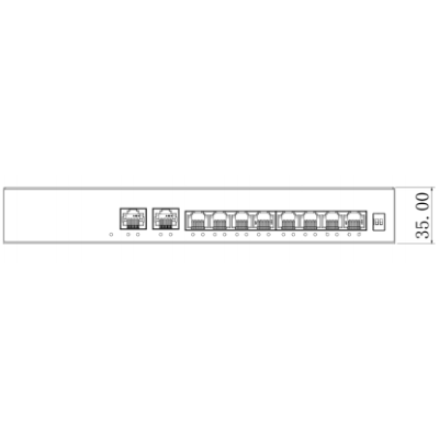 DAHUA PFS3010-8ET-65 - Switch Poe de 10 Puertos Fast Ethernet/