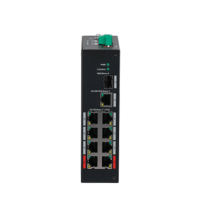 DAHUA PFS3110-8ET-96 - Switch PoE de 10 Puertos/ 8 Puertos